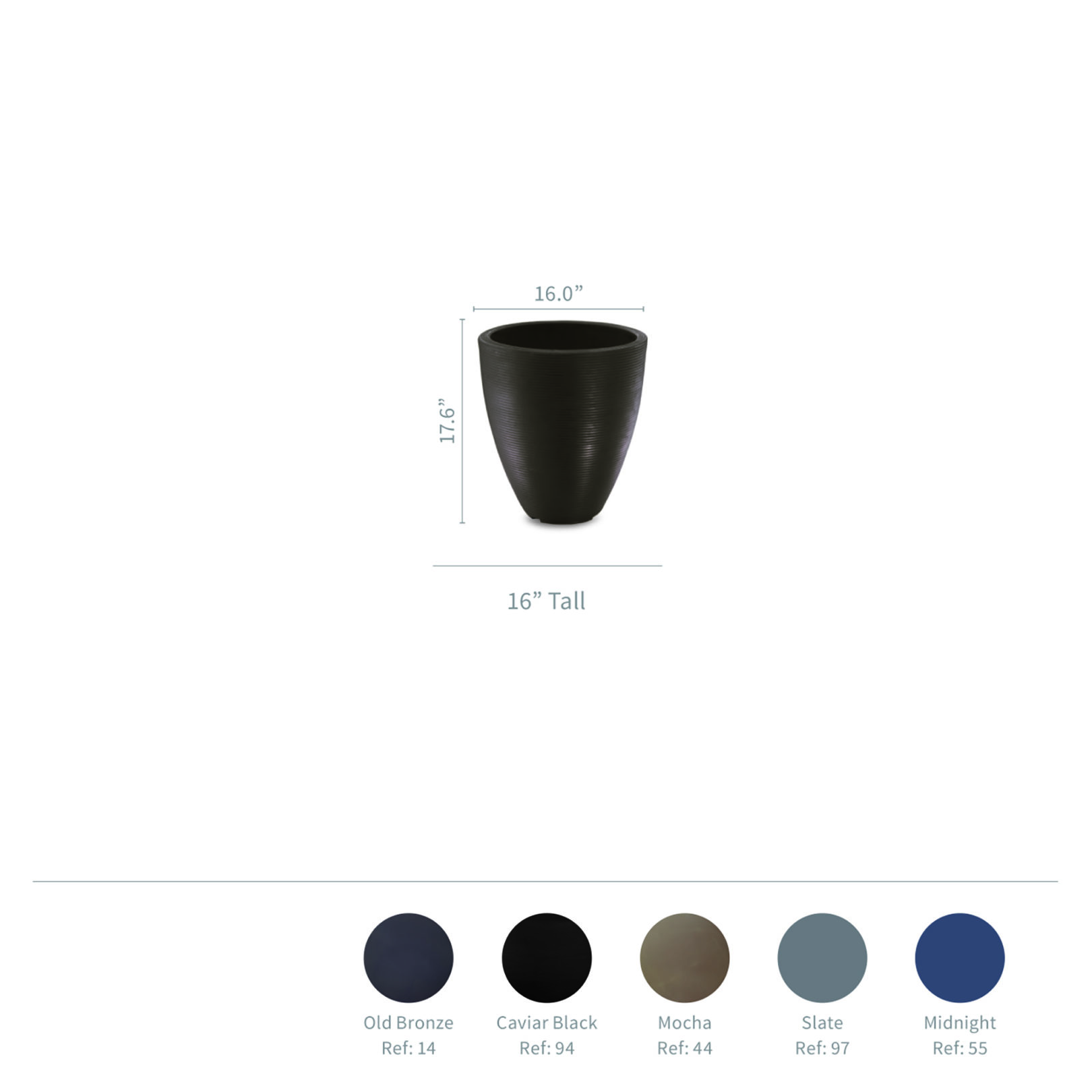 Delano Tall planter specifications