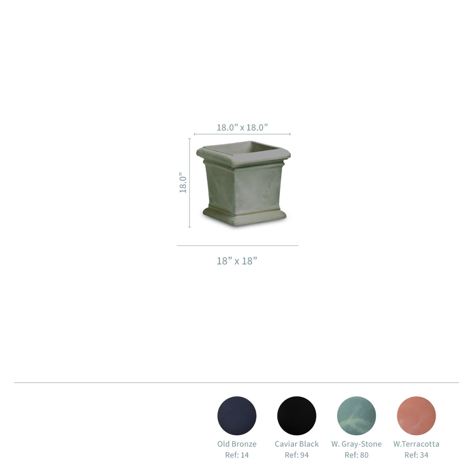 Dorchester planter specifications