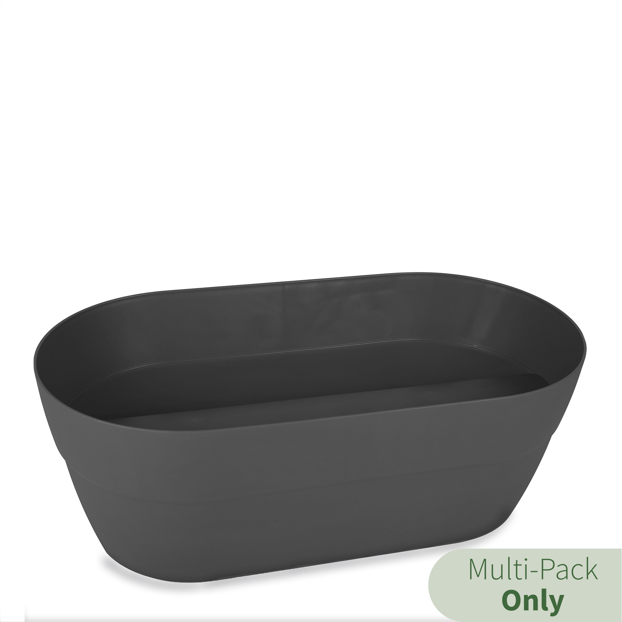 ella rail planter in slate grey