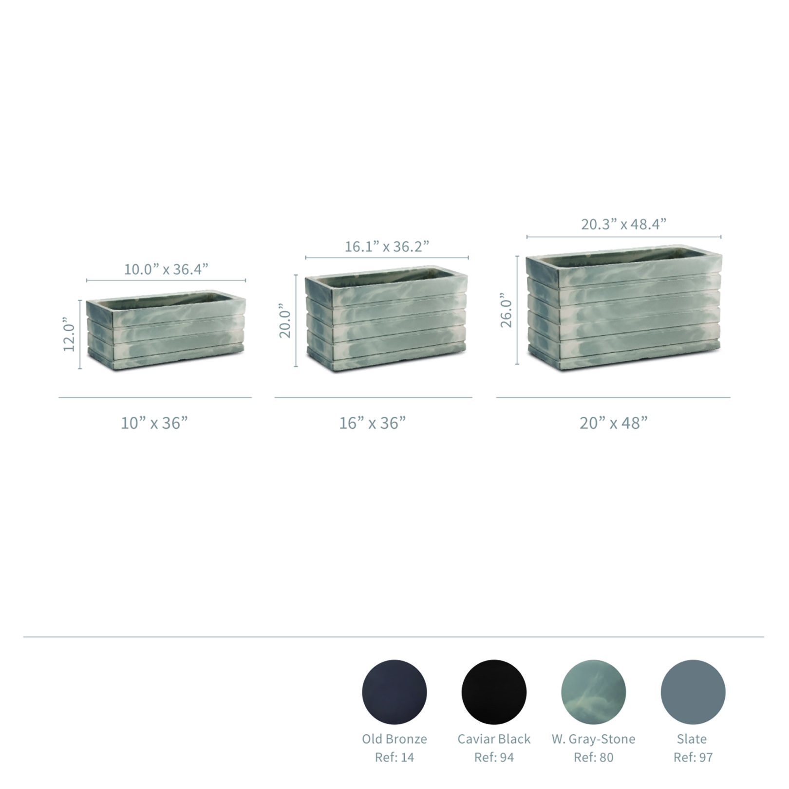 Ellis planters specifications