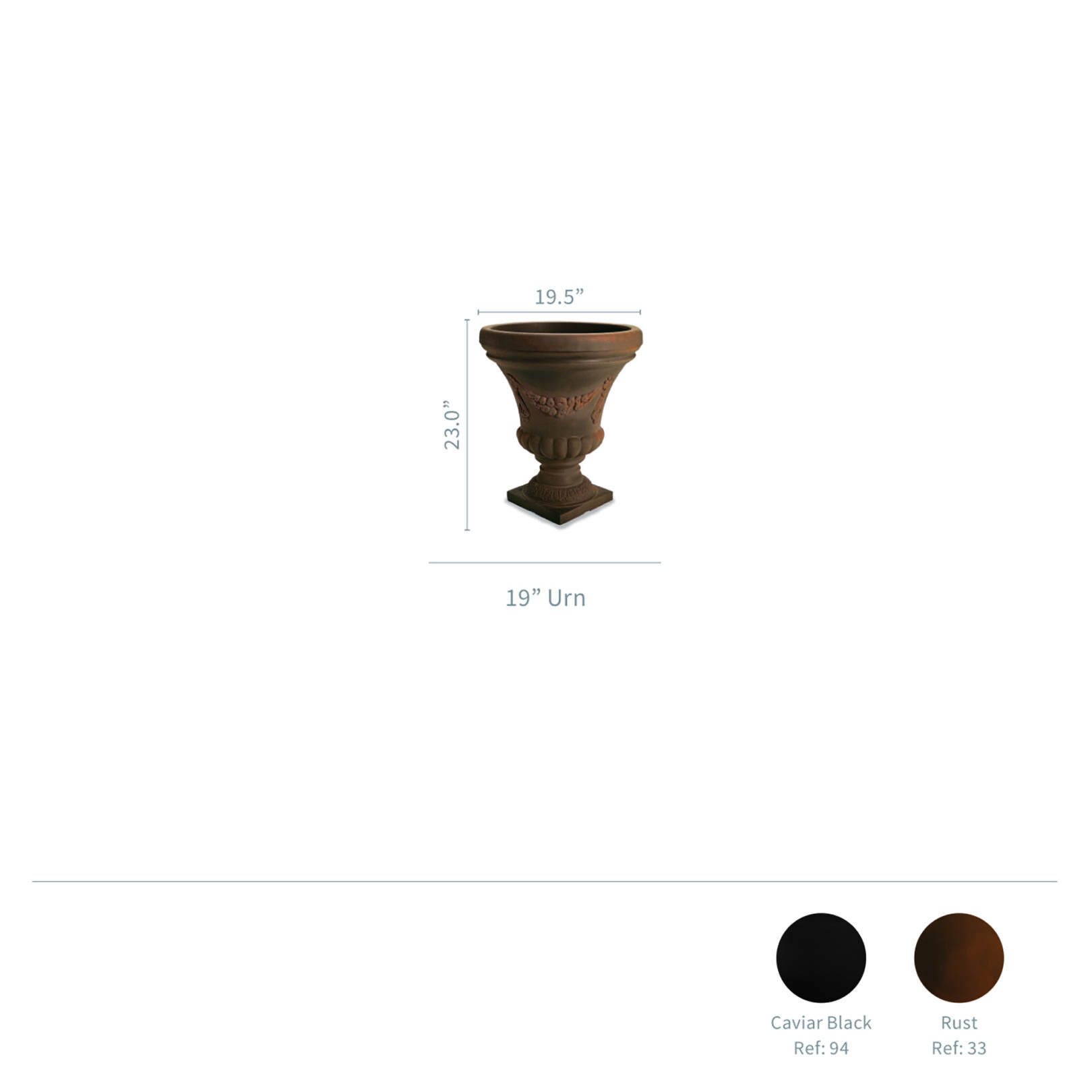 Festonada Urn specifications