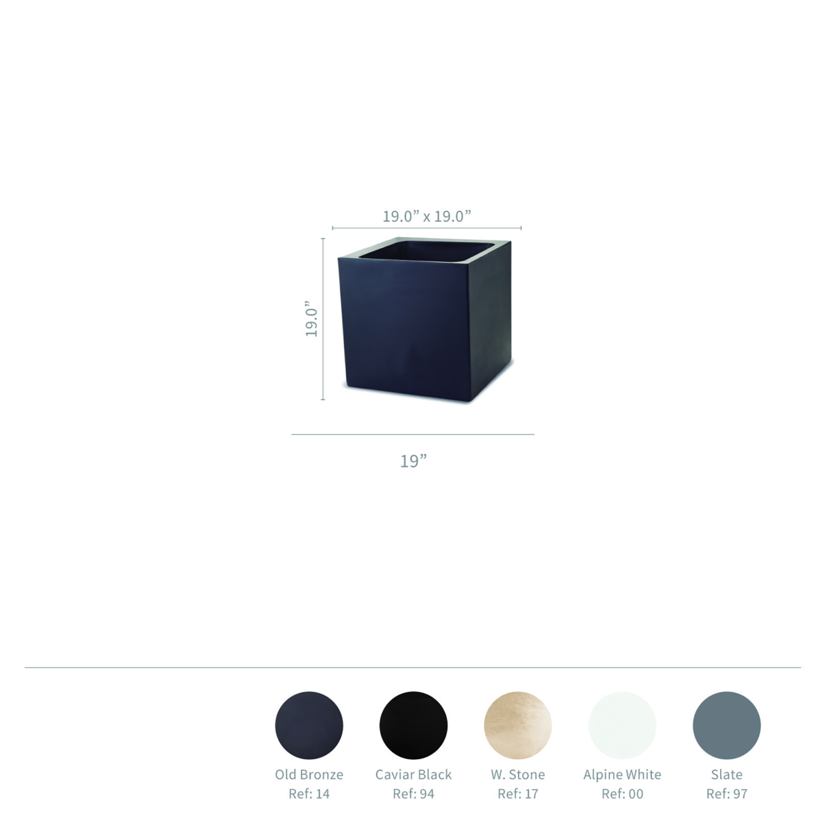 Pandora planters specifications