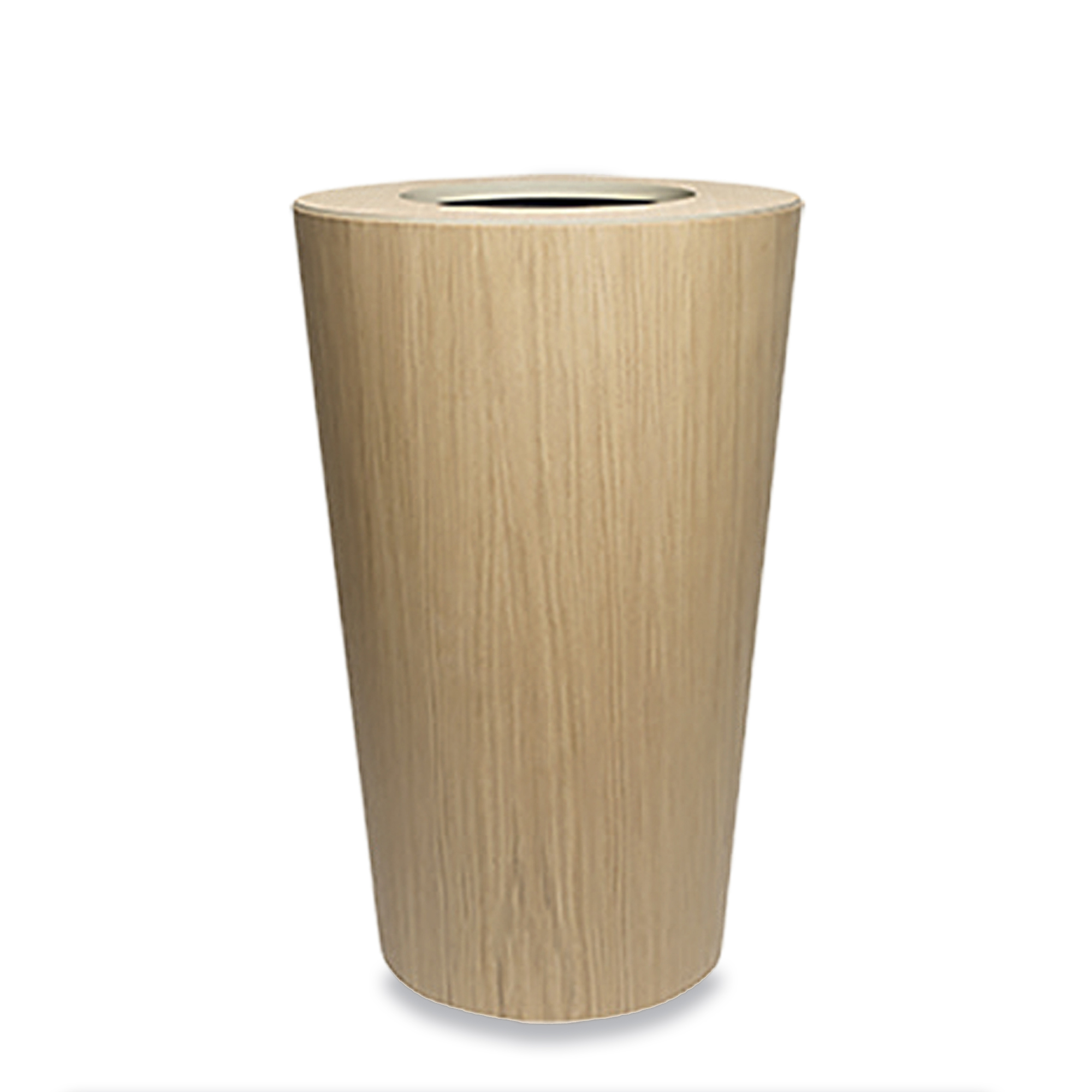 terra tall planter in white oak beige